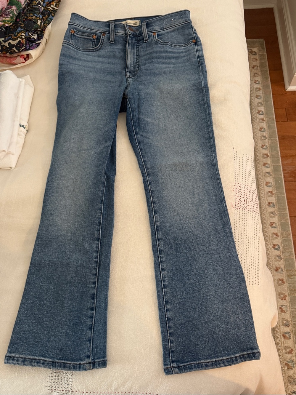 Madewell Medium Blue Flare Jeans